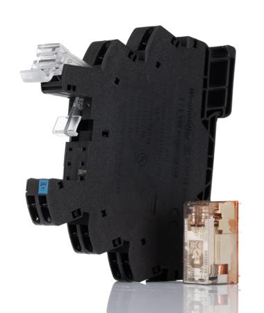 1123610000 Weidmuller TRZ Series Interface Relay, DIN Rail Mount, 24V Coil, DPDT, 2-Pole
