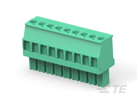 1986375-9 TE Connectivity, 3.81mm Pitch, Buchanan, 9 Way, Vertical, Pluggable Terminal Block, Plug, Board Mount, Wire