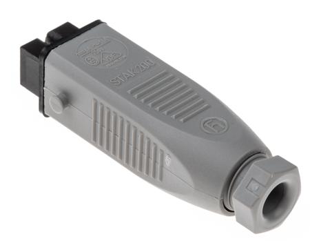 932037106-STAK-200 Hirschmann, ST IP54 Black, Grey Cable Mount 2P+E Industrial Power Socket, Rated At 16.0A, 250.0 V