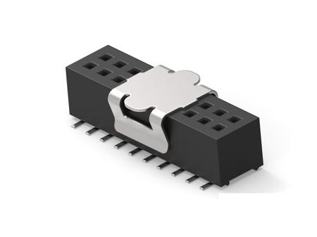 1MM-R-D10-VS-00-F-TRP TE Connectivity 1MM-R Series Vertical Board Mount PCB Socket, 20-Contact, 2-Row, 1mm Pitch, Surface Mount Termination