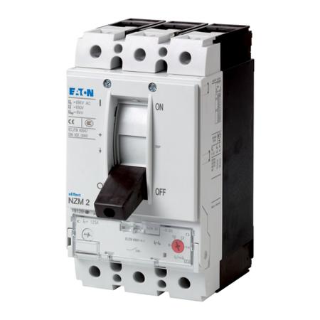 107653-NZMB2-S5-BT-CNA Eaton, Eaton Moeller NZM MCCB Molded Case Circuit Breaker 3P 5A, Breaking Capacity 25 kA, Fixed Mount