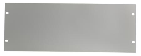30118303 nVent SCHROFF Grey Aluminium Front Panel, 4U, 483 x 177mm