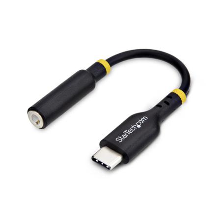 USBCAUDIO2 StarTech.com USB 2.0, Male USB C to Female 3.5 mm Jack, 480Mbps, 127mm