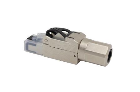 HTC-C6AS-MP12 HellermannTyton Connectivity HTC Series Plug Ethernet Connector, Cable, Cat6a Straight 1 Port