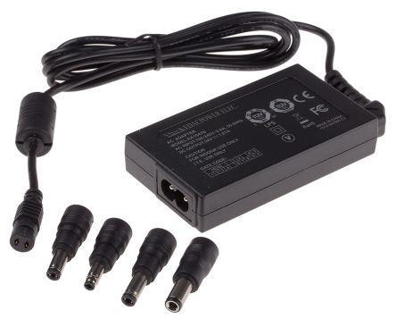 819-3977 RS Pro 45W Desktop Power Supply, 100 → 240 V ac, 24V dc 1.87A Output Level V 1 Output, C8