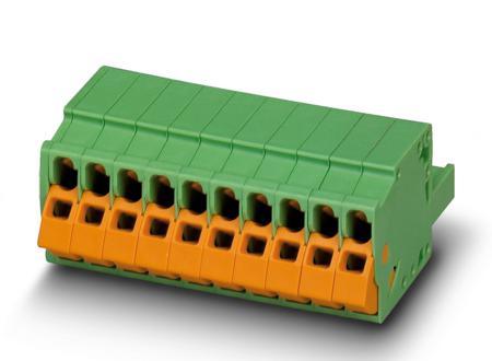 1718106 Phoenix Contact, 5mm Pitch, QC 1.5/16-ST, 16 Way, Pluggable Terminal Block, Plug, Screw Termination,