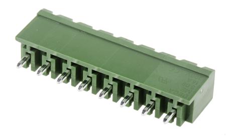 790-0972 RS PRO, 5.08mm Pitch, 8 Way, , Pluggable Terminal Block, Header, Through Hole, Solder Termination
