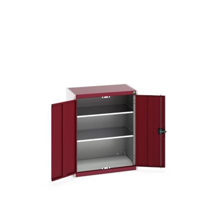 40031021-24V Bott 2 Door Sheet Steel Floor Standing Cupboard, 800 X 525 X 1000mm