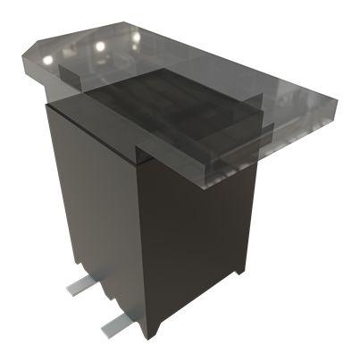 SSM-102-L-DV-P-TR Samtec SSM Series Vertical Surface Mount PCB Socket, 4-Contact, 2-Row, 2.54mm Pitch, SMT Termination