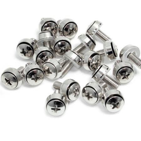 CABSCREWSM62 StarTech.com CABS Series Screw for Use with Rack Mounting, M6mm Thread, 100 Piece(s)