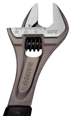 9072 Bahco Adjustable Spanner, 257 mm Overall, 31mm Jaw Capacity, Plastic Handle