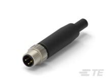 1838286-3 TE Connectivity Cable assembly with a 3 Pole M8 Plug and an Unterminated End