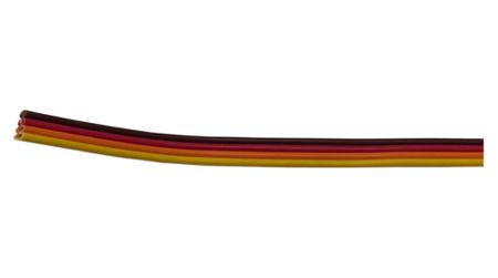 RND-475-00806 Ribbon Cable,PVC,  4Pole 0.25mm²