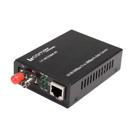 LC-MCGMM-ST L-Com ST Ethernet Media Converter, Multi Mode, Half/Full Duplex 2km