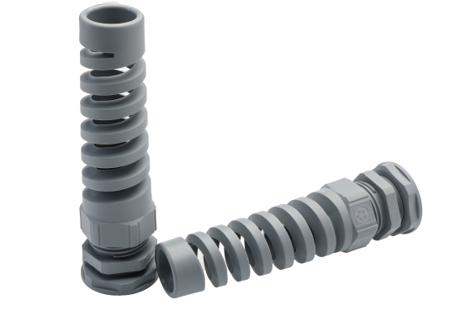 53015650-53019050 Lapp PG21 Grey Polyamide Cable Gland With Locknut, 13 → 18mm Cable Dia Range, IP68