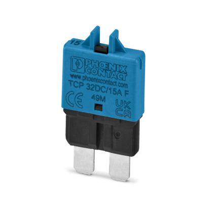 1499943 Phoenix Contact Thermal Circuit Breaker - TCP  Single Pole 32V dc Voltage Rating On Base Element, 15A Current Rating
