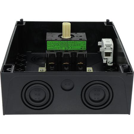 207381-P3-100-I5 Eaton 3 Pole Surface Mount Isolator Switch - 100A Maximum Current, 55kW Power Rating, IP65