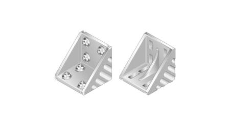 3842523575 Bosch Rexroth M8 Mounting Bracket, Connecting Component, Strut Profile 90 mm, Groove Size 10mm