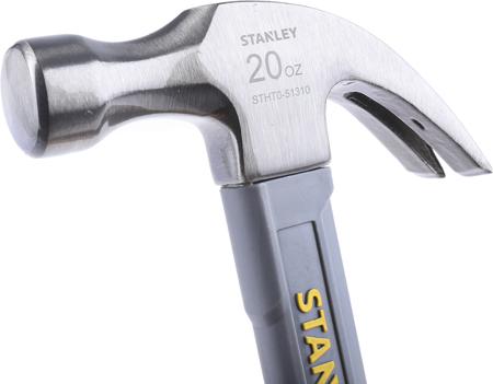 STHT0-51310 Stanley 570g Curved Carbon Steel Claw Hammer, 330 mm