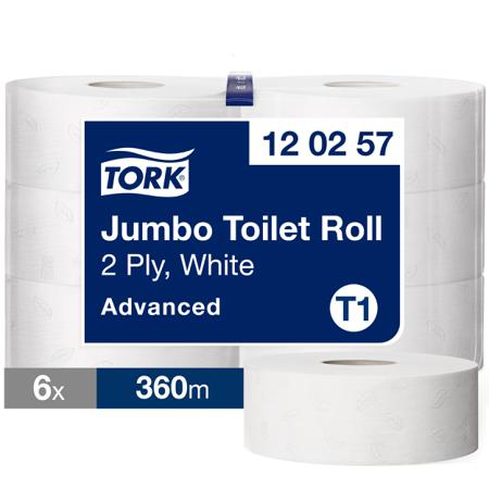 120257 Tork 6 rolls of 1800 Sheets Toilet Roll, 2 ply
