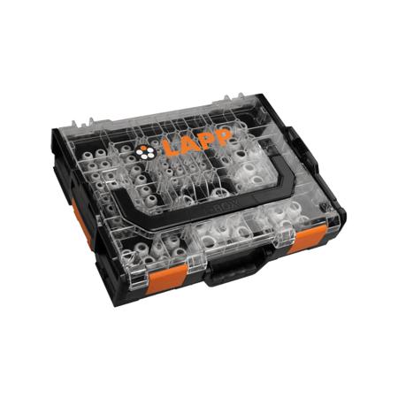 53110052 Lapp SKINTOP ST-M Series Black ABS, PC Cable Gland Kit, M12, M16, M20, M25, M32 Thread, 3.5mm min., 21mm max., IP66,