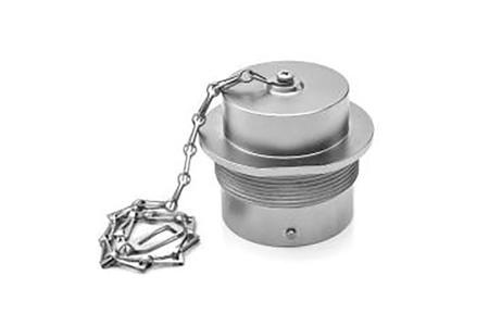 AHDC34-24 Amphenol Industrial Duramate AHDM Circular Connector Dust Cap, Shell Size 24 IP67 Rated, with Nickel Finish, Aluminium