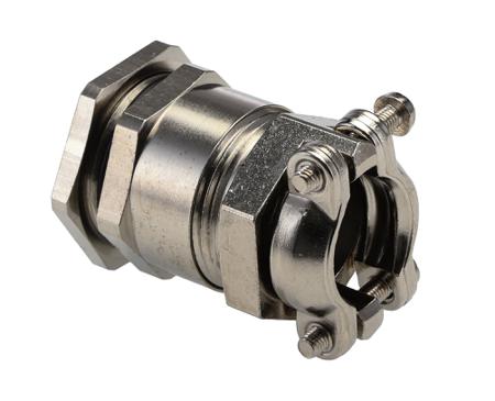 52004310-52004310 Lapp PG16 Metallic Nickel Plated Brass, IP68 Cable Gland With Locknut
