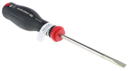 AT5.5X100 Facom Slotted  Screwdriver, 5.5 x 1 mm Tip, 100 mm Blade, 209 mm Overall