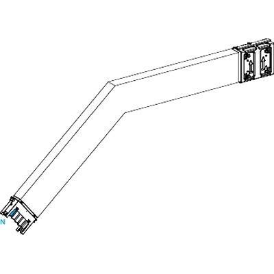 KSA250DLF43B Schneider Electric Busbar Trunking, 250 A, 750 mm, KSA Series