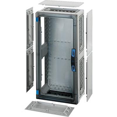 FP 0341 HENSEL FP Series Grey, Transparent Polycarbonate Junction Box, IP65, 186 x 276 x 546mm