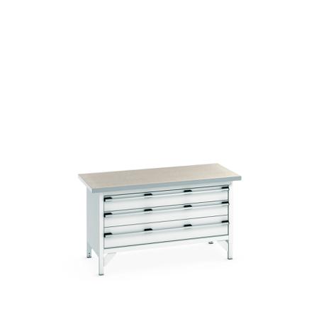 41002170-16V Bott 41002170.16V Sheet Steel Workbench, 840mm x 750mm x 1500mm