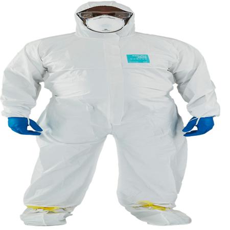 WH20B-00122-05 Ansell White Coverall, EN 1073-2, EN 1149-5, EN 14126, XL