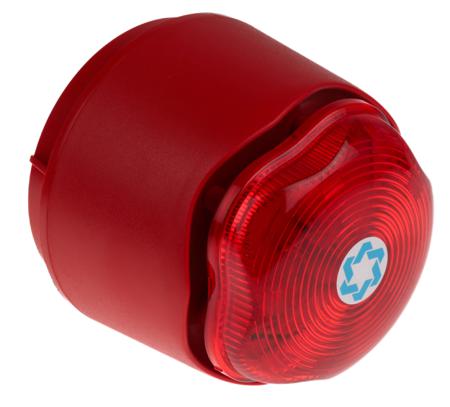 90010R0 Banshee Excel Lite Sounder Beacon, 110dB, Red Xenon, 9 → 30 V dc
