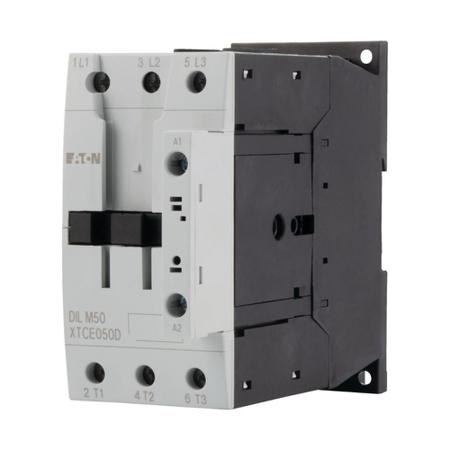 277827-DILM50-110V50HZ-120V60HZ- Eaton xStart DILM 3 Pole Contactor - 50 A, 110 V ac Coil, 3NO, 22 kW