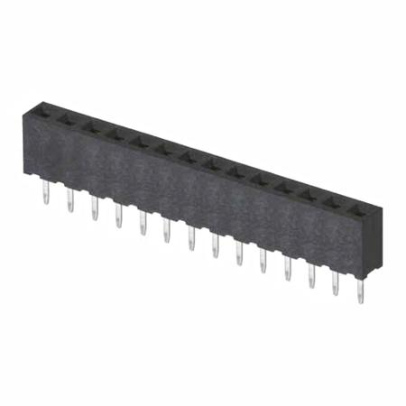 M22-7131442 HARWIN M22 Series 2mm Pitch 14 Way 1 Row Vertical PCB Socket, Through Hole, Solder Termination