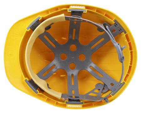 AJF030-000-200 JSP EVO2 Yellow HDPE Standard Peak Vented Hard Hat