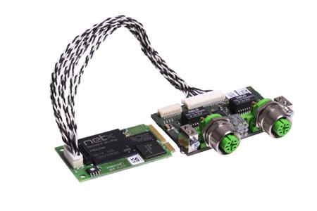 CIFX 90E-RE\NHS\F\M12+ML Hilscher 2 Port Mini PCI Express RJ45 Network Card, 100Mbit/s