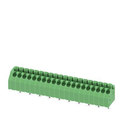 1985373 Phoenix Contact PTSA Series PCB Terminal Block, 20-Contact, 3.5mm Pitch, Wave Soldering, 1-Row, Push In Spring