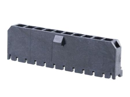 43650-1009 Molex 43650 Series Right Angle Surface Mount PCB Header, 10 Contact(s), 3 mm Pitch, 1 Row, Shrouded