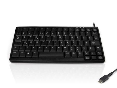 KYB500-K82A-C Ceratech  Wired USB Compact Keyboard, QWERTY (UK), Black