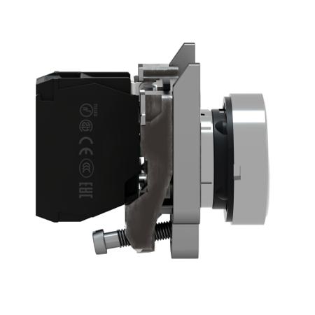 XB4BA11 Schneider Electric Harmony XB4 White Push Button NO Spring Return