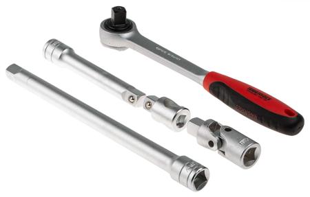 TT1205 Teng Tools  5 Piece Socket Set, 1/2 in Hexagon Drive