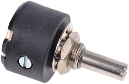 842-7030 RS PRO 1kΩ Rotary Potentiometer 1-Gang Panel Mount