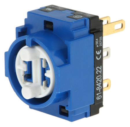 61-8420.22 EAO Contact Block for Use with 61 Series, 1CO