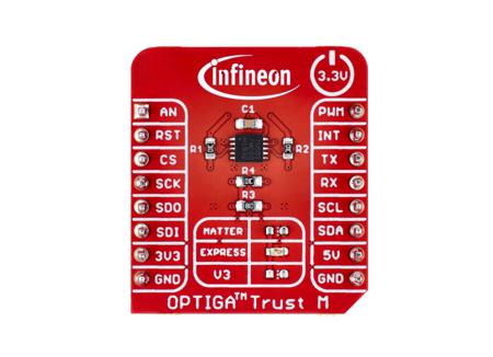 TRUSTMEXPSHIELDTOBO1 Infineon OPTIGA Trust M Express I2C Evaluation Board