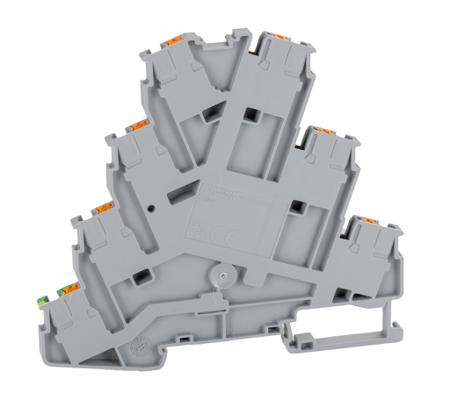 3210542 Phoenix Contact 5-PE/3L, PT 2 Series PT 2,5-PE/3L Terminal Block, 20A