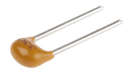 C315C330J2G5TA KEMET 33pF Multilayer Ceramic Capacitor MLCC, 200V dc V, ±5% , Through Hole