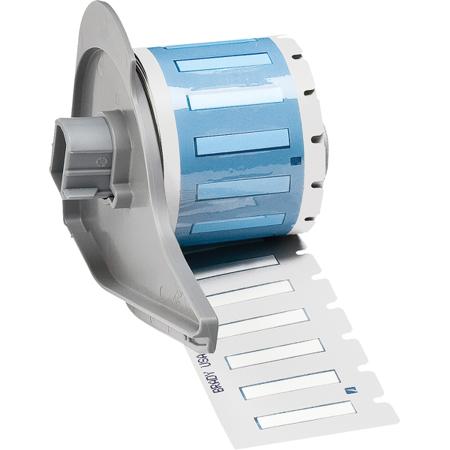 M7-094-1-342 Brady B-342 Black on White Heatshrink Labels, 25.40 mm Width, 4.62mm Label Length, 25.4mm Label Width