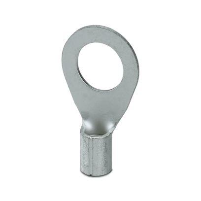 3240098 Phoenix Contact Uninsulated Ring Terminal, M12mm Stud Size, Silver