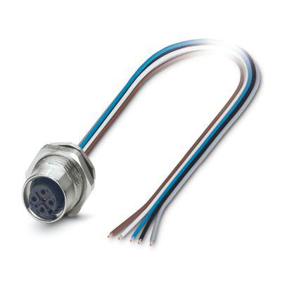 1239277 Phoenix Contact Circular Connector, 5 Contacts, Rear Mount, M12 Connector, Socket, Female, IP65, IP67, SACC Series
